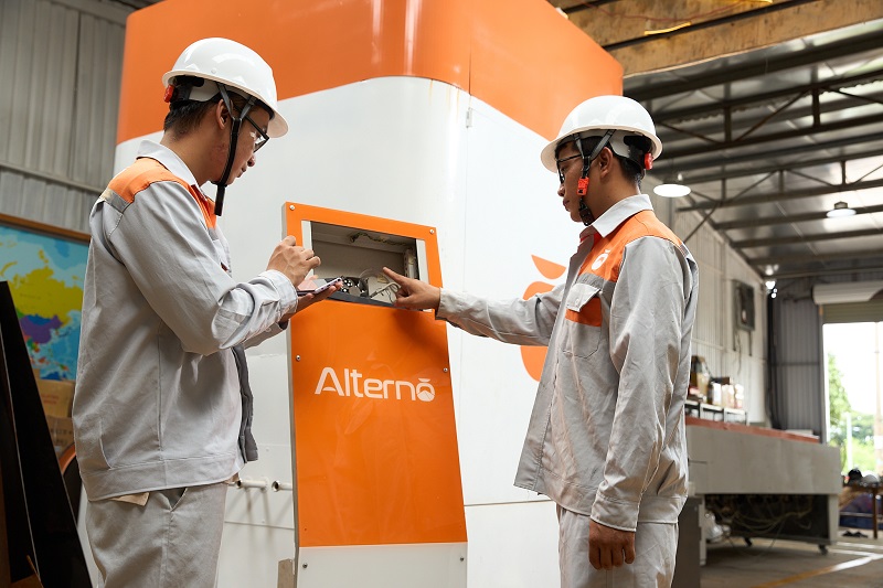 Quy trình lắp đặt máy sấy công nghiệp Alternō