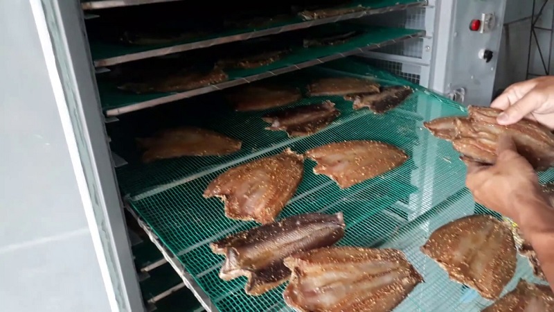 Máy sấy nhiệt hải sản