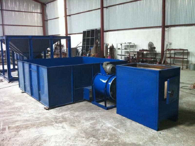 Máy sấy lúa với công suất từ 4 - 5 tấn/mẻ