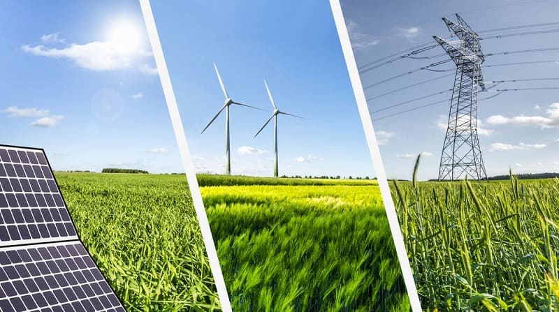 Alternative energy such as wind, solar