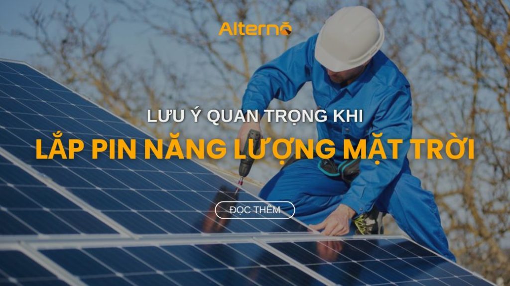 cách lắp tấm pin năng lượng mặt trời