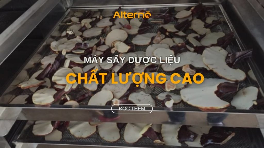 máy sấy dược liệu của alterno