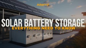 Solar battery storage